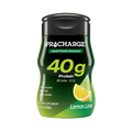 Procharge liquid protein enhancer bottle with lemon lime flavor on a white background